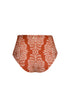 Frida Bottom / Red Arabesque - Orange Stripes
